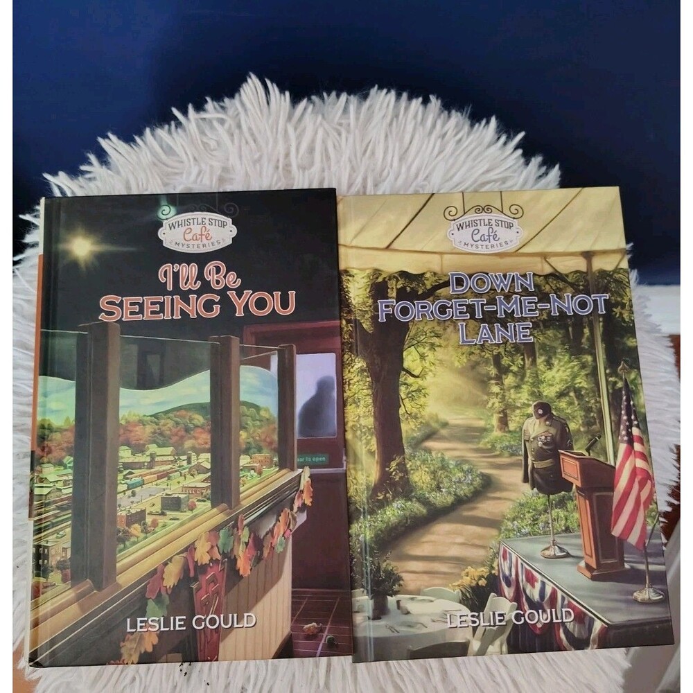 Whistle Stop Cafe Mysteries Book Lot of 2 Hardcover I'll Be Seeing You
